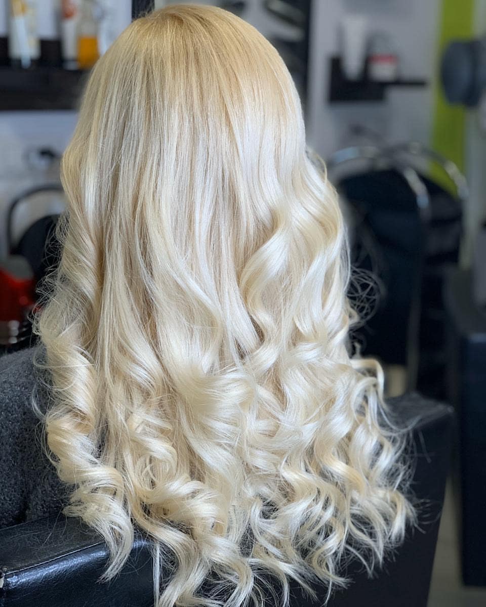 4X4 HD Lace Front Wig Platinum Blonde Straight color 180% Density 18inch-32inch