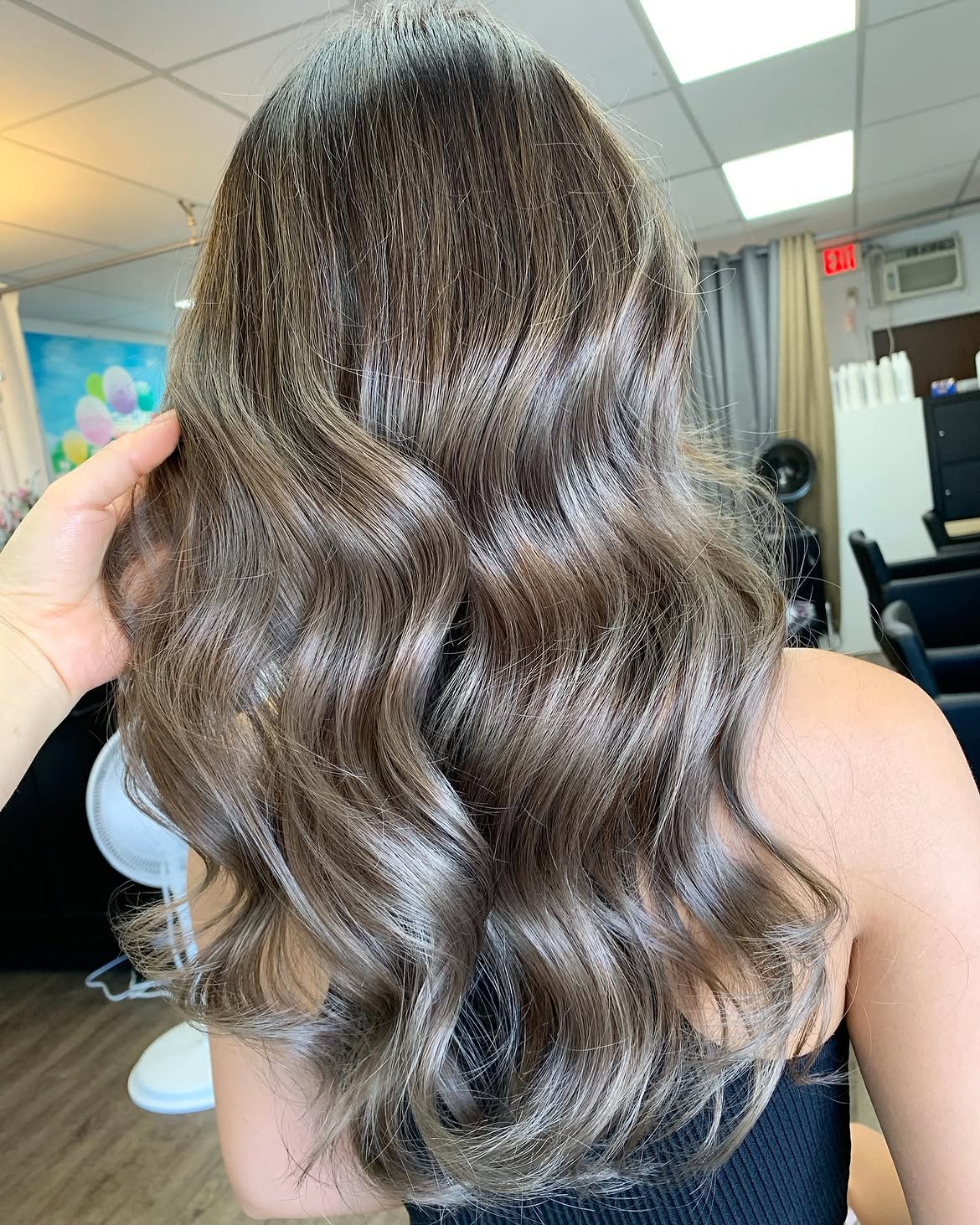 4X4 HD Lace Front Wig Balayage Medium Ash Brown color 180% Density 18inch-32inch