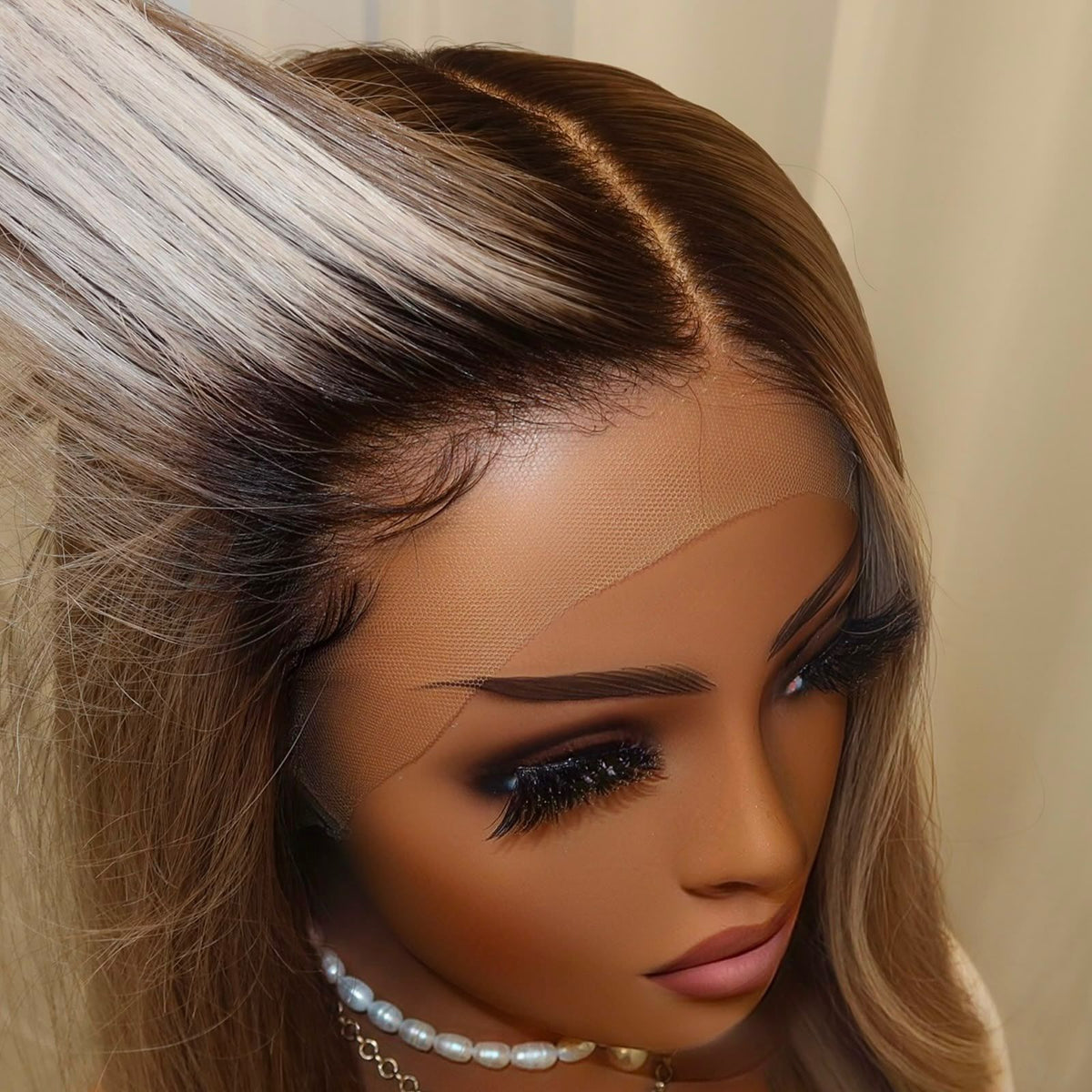 【SeraphicWig】Lace Top Wig Human Hair Wigs Swiss Lace Free Parting Invisible Scalp Effect Glueless Option