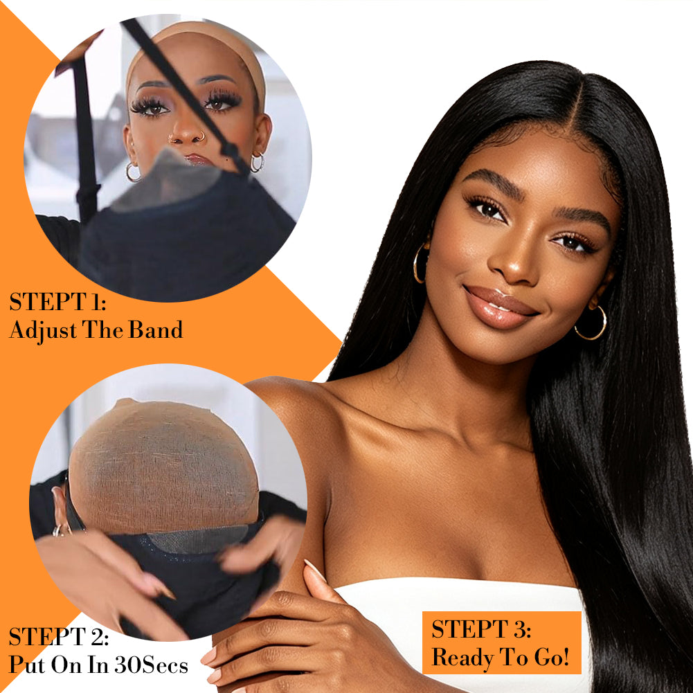 【SeraphicWig】HD Lace Wigs Human Hair Glueless Wear and Go Wig Pre Plucked Natural Hairline Ready to Wear Lace Front Wig