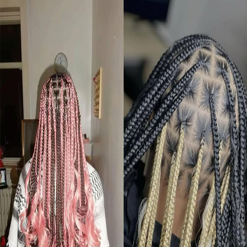 5X5 HD Lace Front Wig pink color 180% Density 18inch-32inch