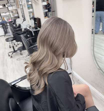 5X5 HD Lace Front Wig Ash Blonde Balayage color 180% Density 18inch-32inch