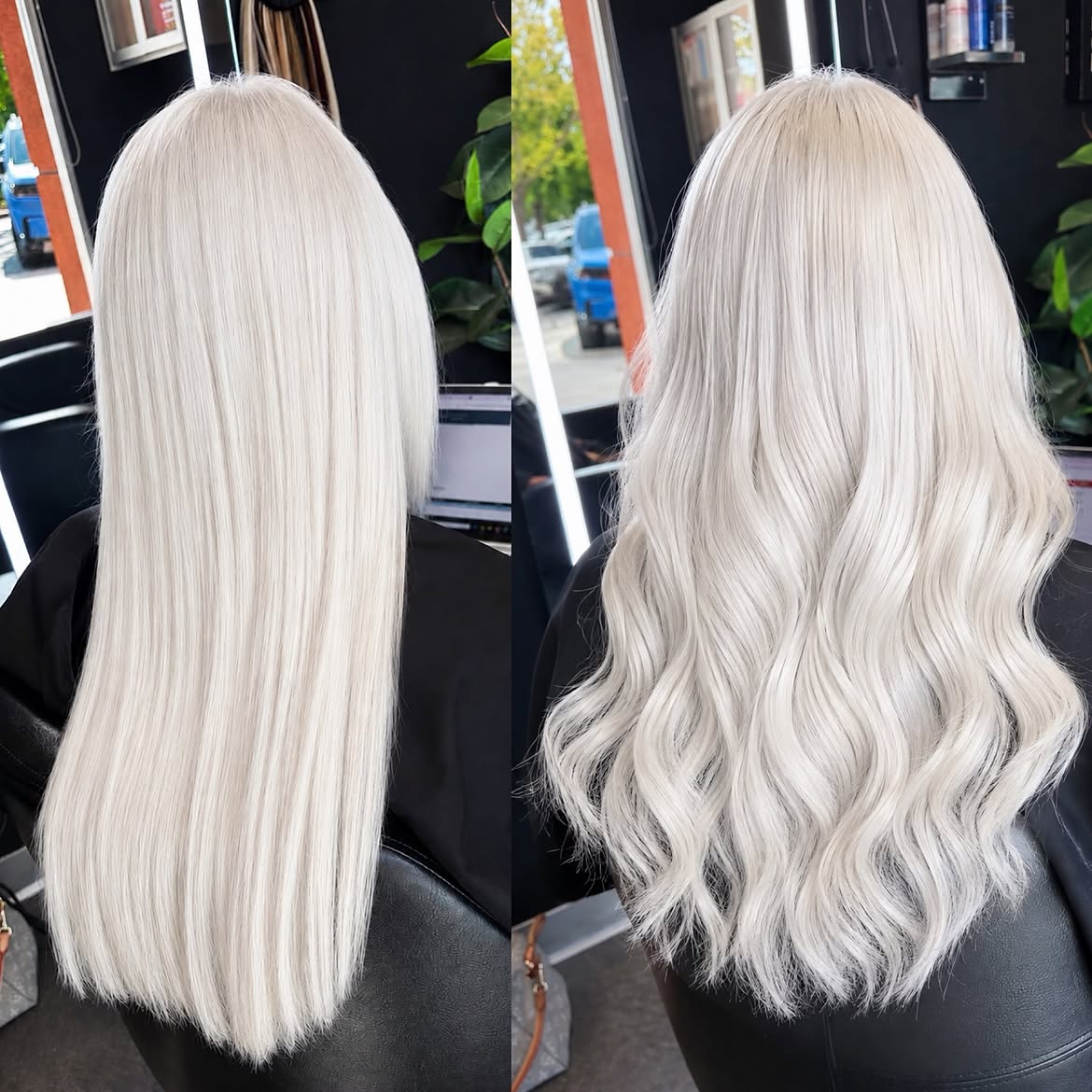 5X5 HD Lace Front Wig Platinum Blonde color 180% Density 18inch-32inch