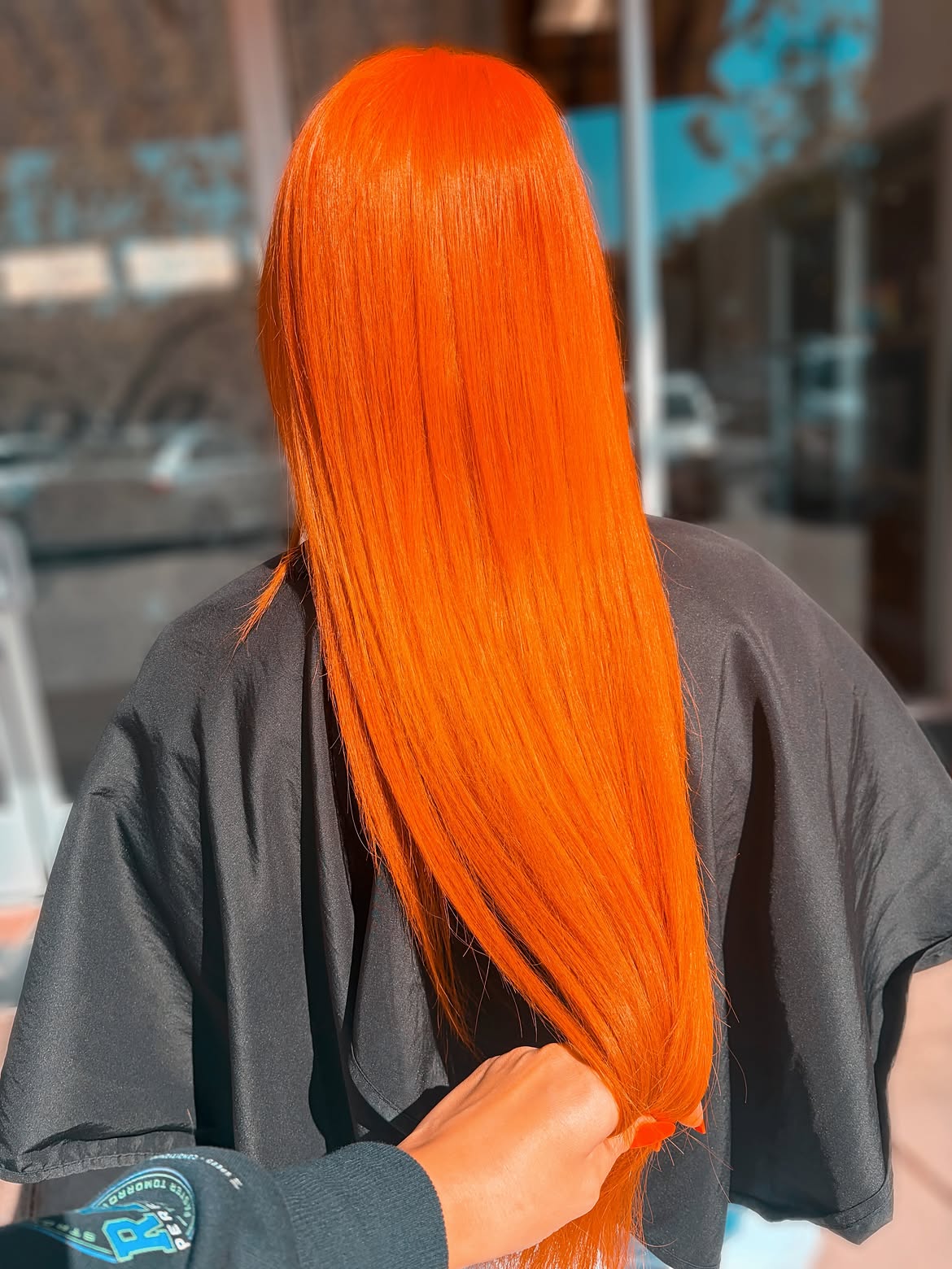 5X5 HD Lace Front Wig Bright Orange color 180% Density 18inch-32inch