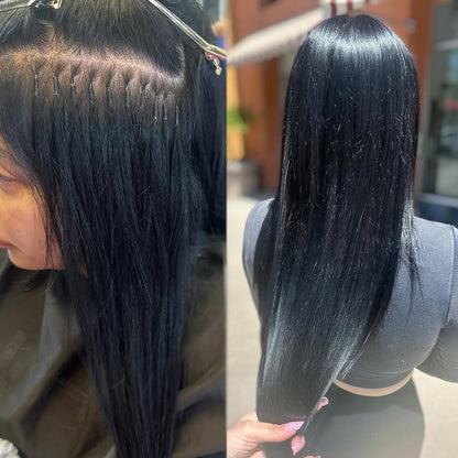 5X5 HD Lace Front Wig Natural Black color 180% Density 18inch-32inch
