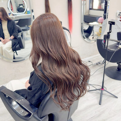 5X5 HD Lace Front Wig #6 Milk Tea Brown color color 180% Density 18inch-32inch