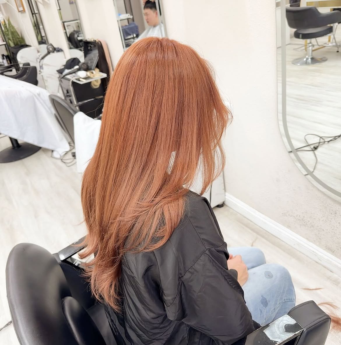 5X5 HD Lace Front Wig #300 Solid Warm Peach Ginger color 180% Density 18inch-32inch