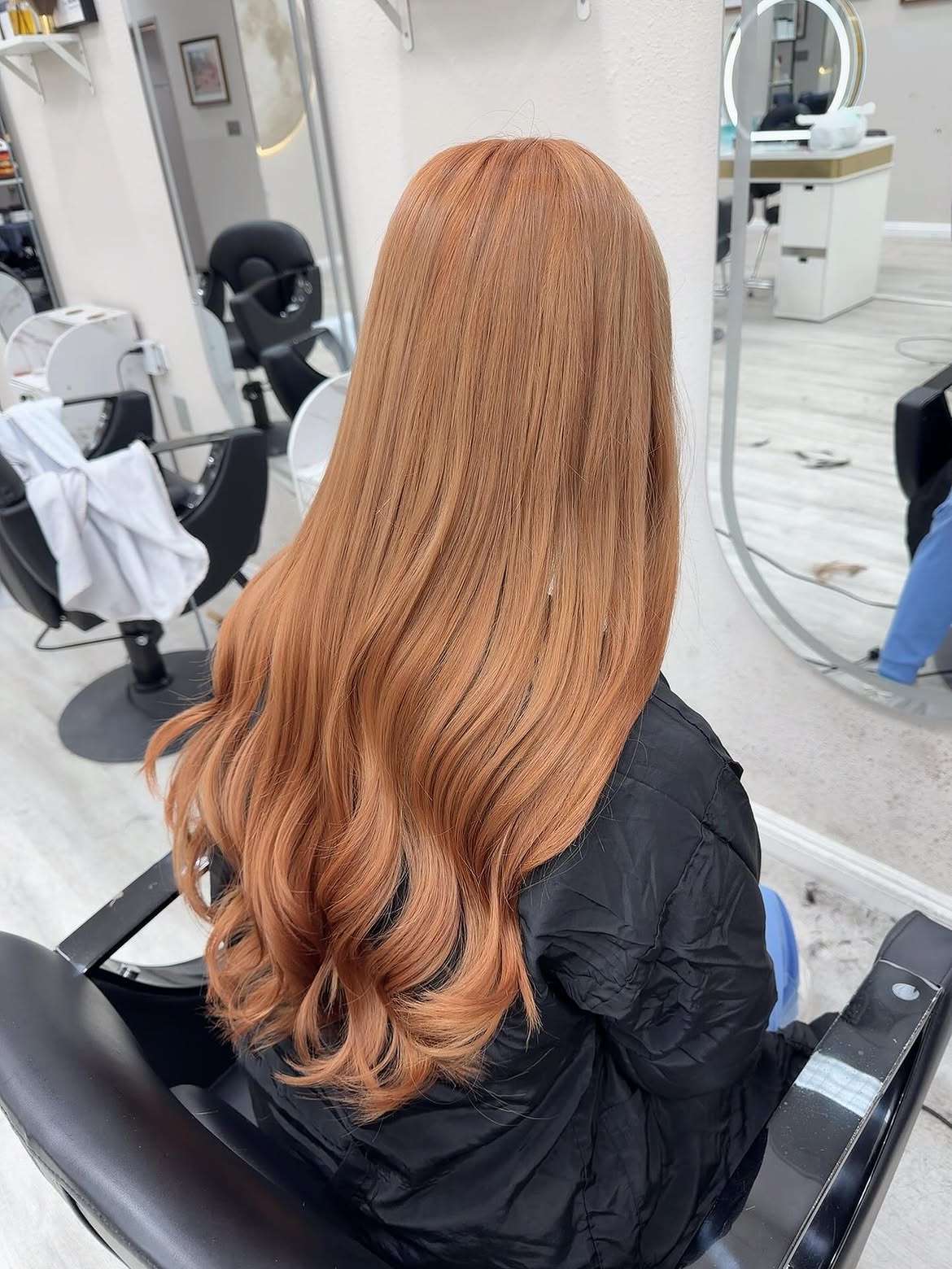 5X5 HD Lace Front Wig #300 Solid Warm Peach Ginger color 180% Density 18inch-32inch