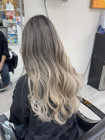 5X5 HD Lace Front Wig Ash Blonde Balayage color 180% Density 18inch-32inch