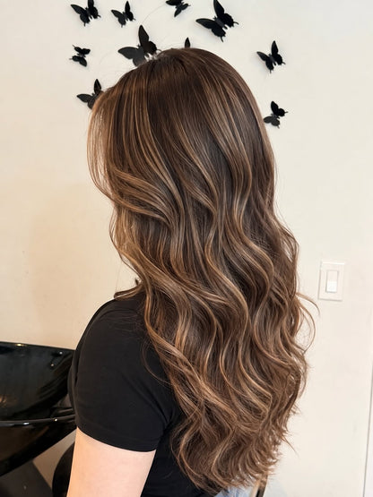 5X5 HD Lace Front Wig, T4/27 Ombre, 180% Density 18inch-32inch