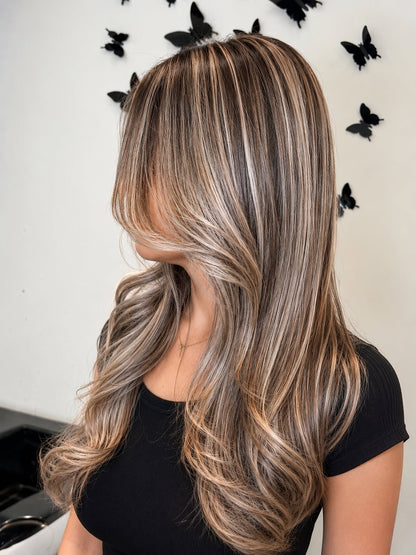 5X5 HD Lace Front Wig, T4/27 Ombre, 180% Density 18inch-32inch