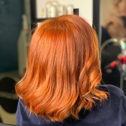 5X5 HD Lace Front Wig Bright Orange color 180% Density 18inch-32inch