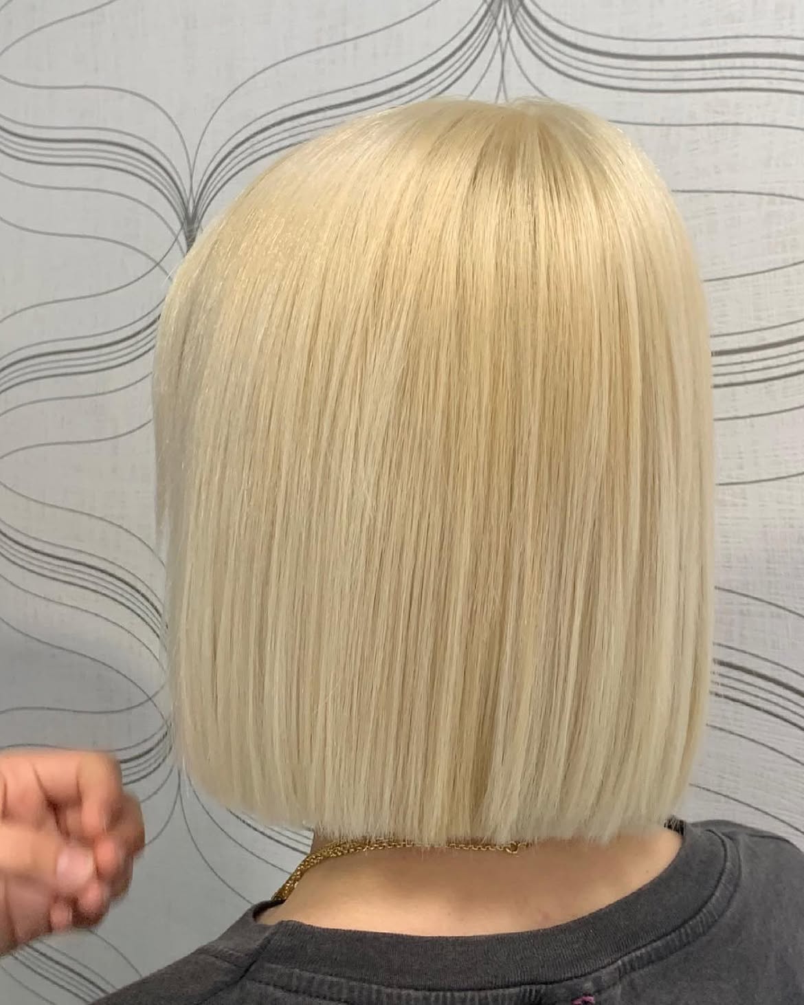 4X4 HD Lace Front Wig Solid Cream Blonde Bob color 180% Density 18inch-32inch