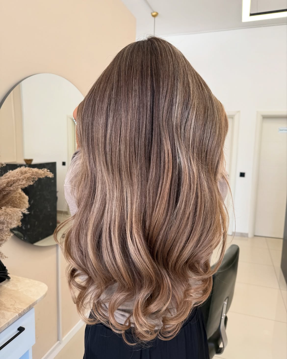 4X4 HD Lace Front Wig Milk Tea Brown Balayage color 180% Density 18inch-32inch