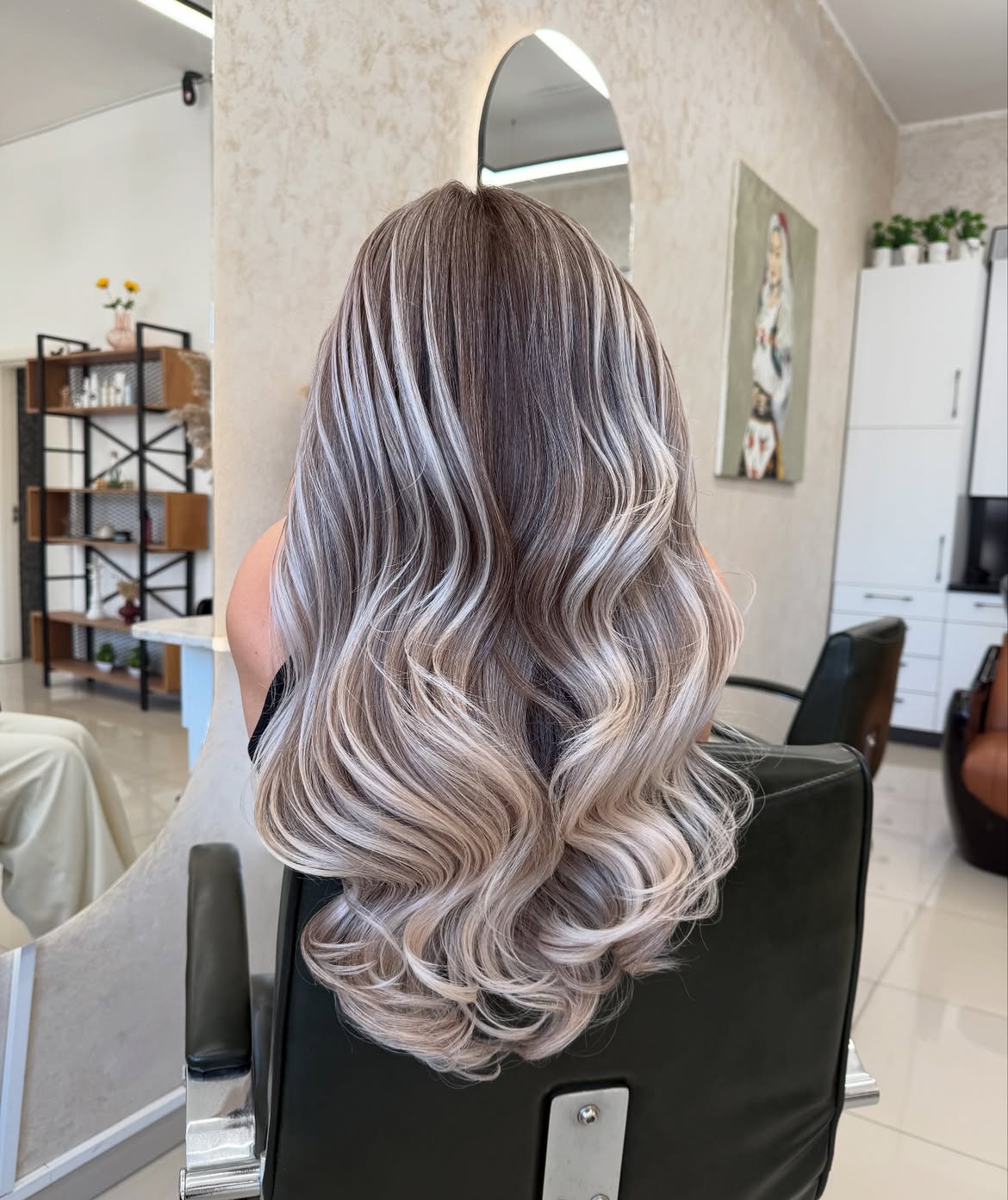 5X5 HD Lace Front Wig Ash Brown Balayage color 180% Density 18inch-32inch