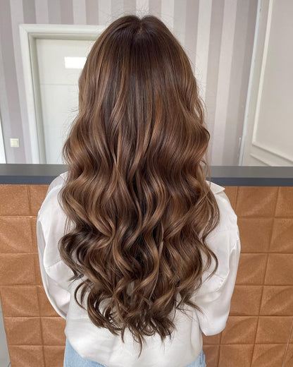【SeraphicWig】Lace Top Wig Human Hair Wigs  Swiss Lace Free Parting Invisible Scalp Effect Glueless Option
