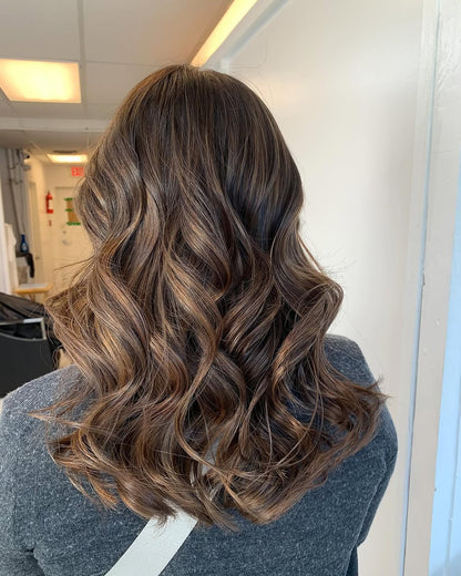4X4 HD Lace Front Wig Honey Brown Balayage color 180% Density 18inch-32inch