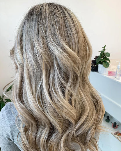 4X4 HD Lace Front Wig Dark Root Ash Balayage color 180% Density 18inch-32inch