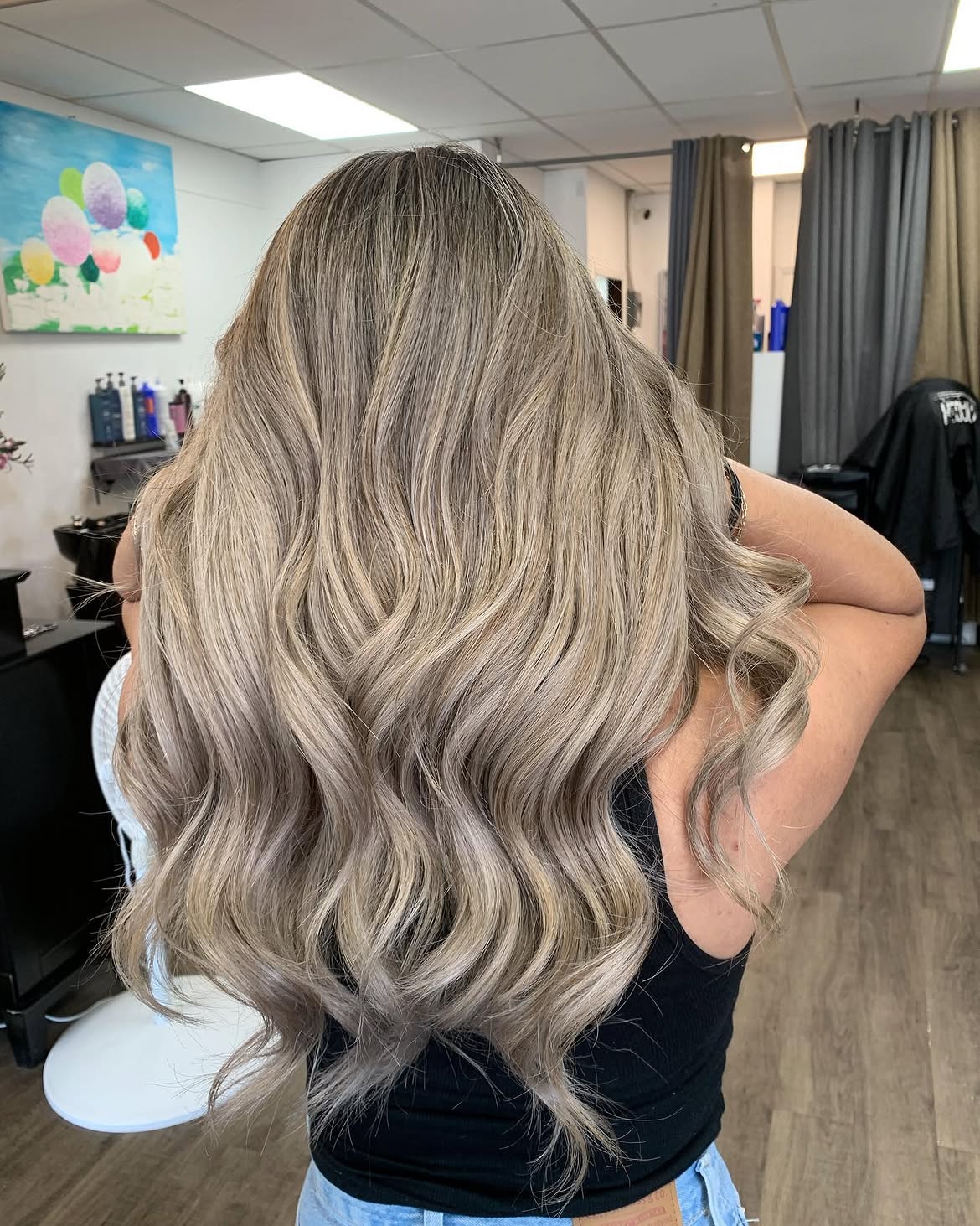 4X4 HD Lace Front Wig Dark Root Milk Tea Brown Balayage color 180% Density 18inch-32inch