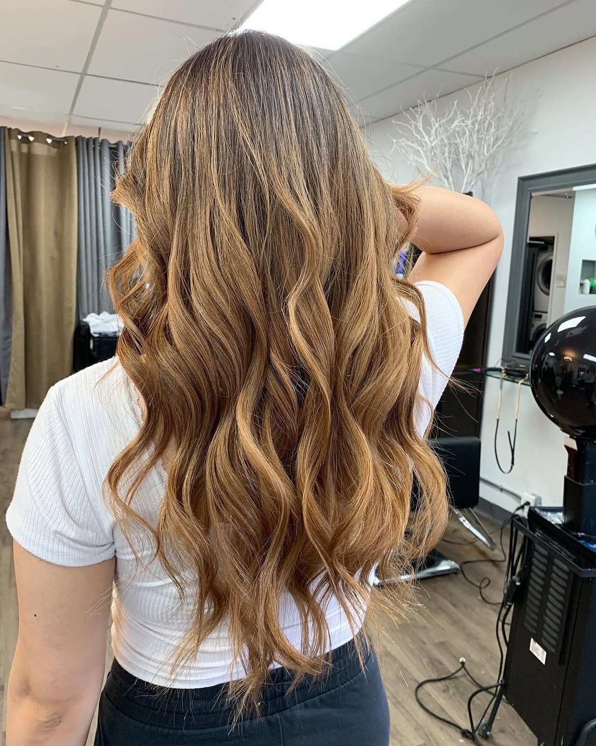 4X4 HD Lace Front Wig Caramel Brown Ombre Highlight color 180% Density 18inch-32inch