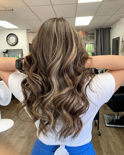 4X4 HD Lace Front Wig Honey Brown Balayage color 180% Density 18inch-32inch