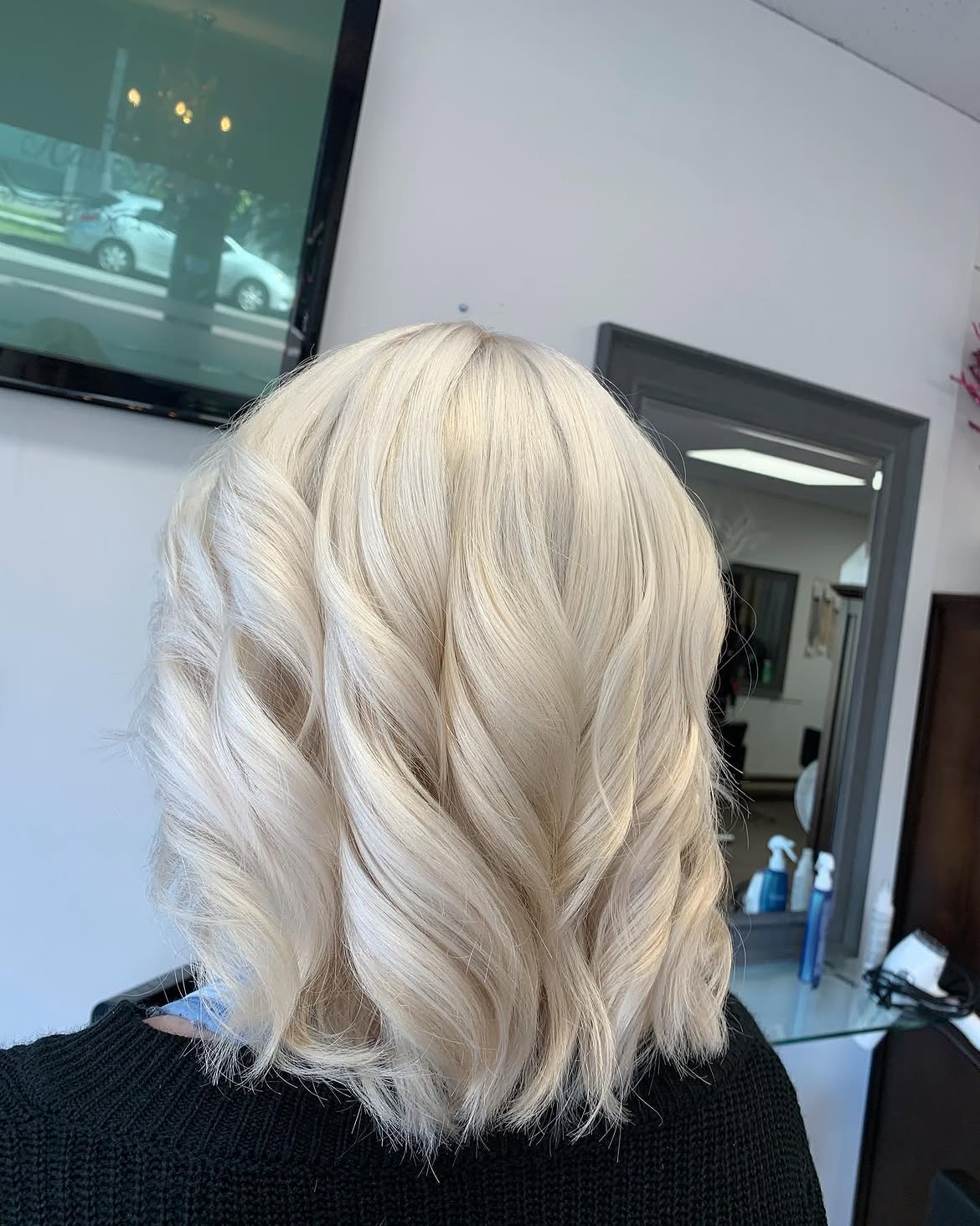 4X4 HD Lace Front Wig Platinum Blonde Body Wave Bob color 180% Density 18inch-32inch