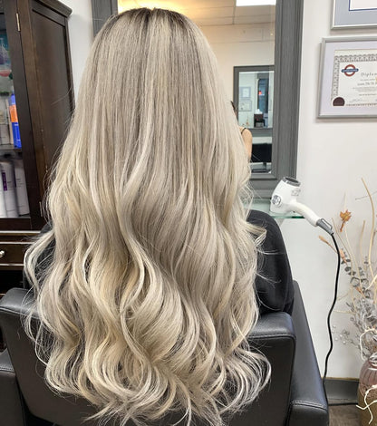 【SeraphicWig】Lace Top Wig Human Hair Wigs  Swiss Lace Free Parting Invisible Scalp Effect Glueless Option