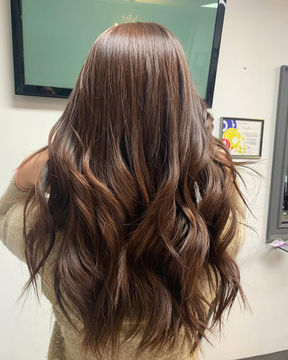【SeraphicWig】Lace Top Wig Human Hair Wigs  Swiss Lace Free Parting Invisible Scalp Effect Glueless Option