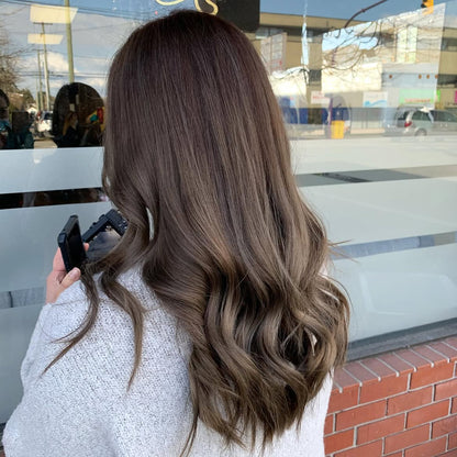 【SeraphicWig】Lace Top Wig Human Hair Wigs  Swiss Lace Free Parting Invisible Scalp Effect Glueless Option