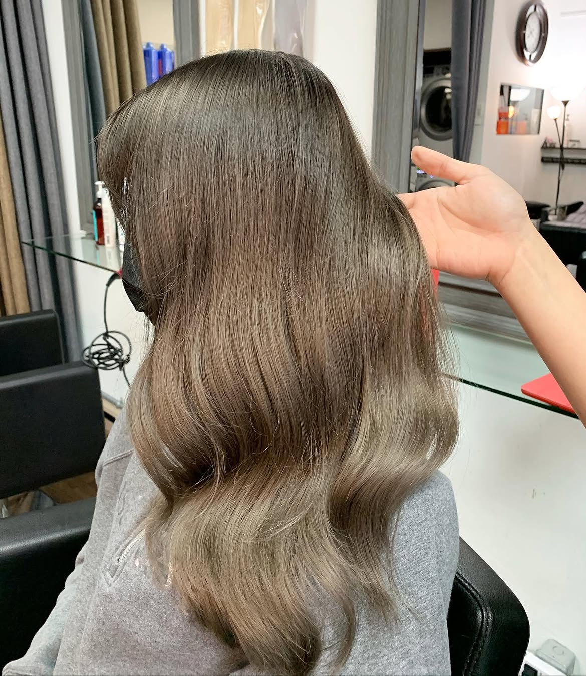 4X4 HD Lace Front Wig Cool Ash Brown Balayage color 180% Density 18inch-32inch