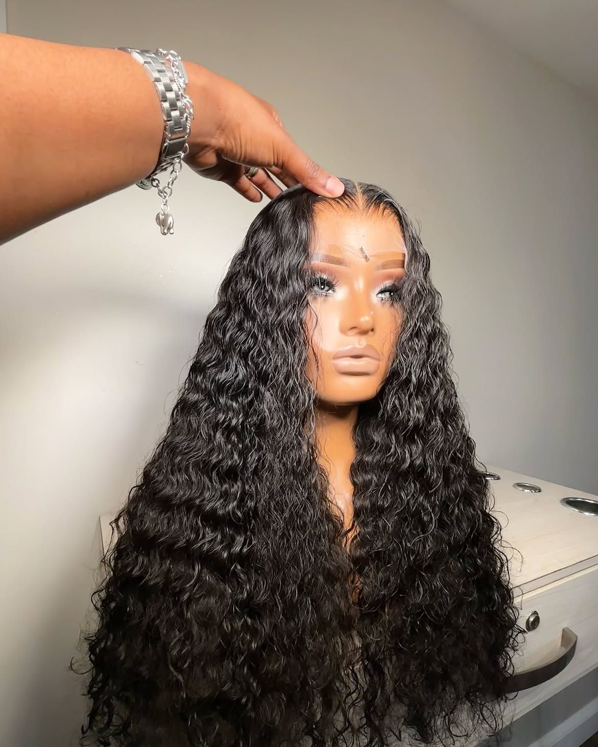【SeraphicWig】HD Lace Wigs Human Hair Deep Curly Glueless Wear and Go Wig Pre Plucked Natural Hairline Ready to Wear Lace Front Wig