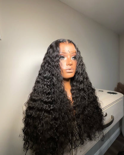 【SeraphicWig】HD Lace Wigs Human Hair Deep Curly Glueless Wear and Go Wig Pre Plucked Natural Hairline Ready to Wear Lace Front Wig