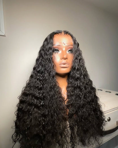 【SeraphicWig】HD Lace Wigs Human Hair Deep Curly Glueless Wear and Go Wig Pre Plucked Natural Hairline Ready to Wear Lace Front Wig