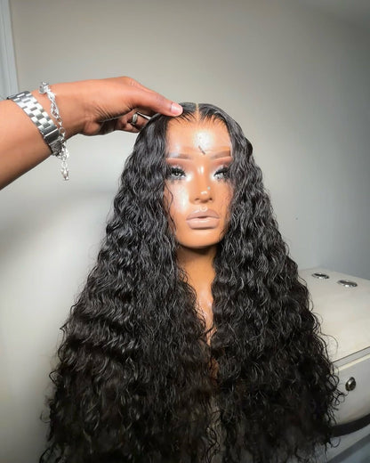 【SeraphicWig】HD Lace Wigs Human Hair Deep Curly Glueless Wear and Go Wig Pre Plucked Natural Hairline Ready to Wear Lace Front Wig