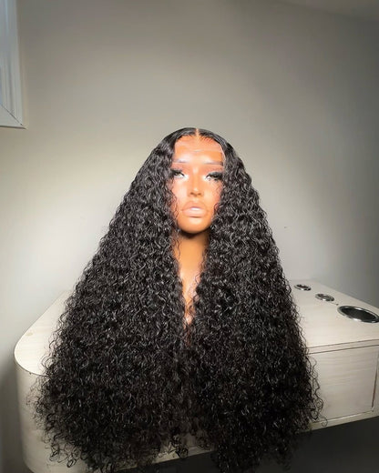 【SeraphicWig】HD Lace Wigs Human Hair Deep Curly Glueless Wear and Go Wig Pre Plucked Natural Hairline Ready to Wear Lace Front Wig