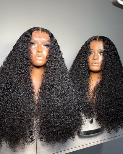 【SeraphicWig】HD Lace Wigs Human Hair Deep Curly Glueless Wear and Go Wig Pre Plucked Natural Hairline Ready to Wear Lace Front Wig