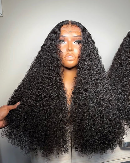 【SeraphicWig】HD Lace Wigs Human Hair Deep Curly Glueless Wear and Go Wig Pre Plucked Natural Hairline Ready to Wear Lace Front Wig