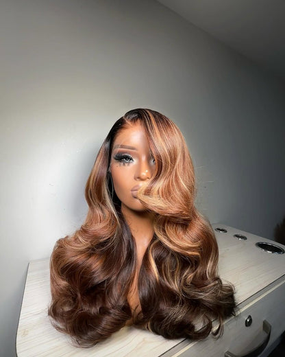 【SeraphicWig】HD Lace Wigs Human Hair  Glueless Wear and Go Wig Pre Plucked Natural Hairline Ready to Wear Lace Front Wig （副本）