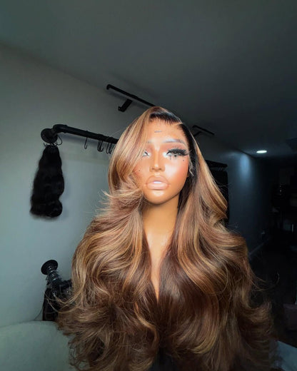 【SeraphicWig】HD Lace Wigs Human Hair  Glueless Wear and Go Wig Pre Plucked Natural Hairline Ready to Wear Lace Front Wig