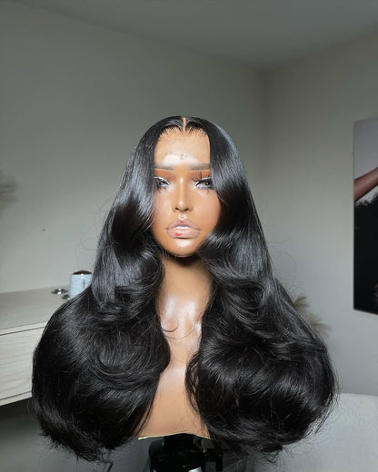 【SeraphicWig】HD Lace Wigs Human Hair  Glueless Wear and Go Wig Pre Plucked Natural Hairline Ready to Wear Lace Front Wig