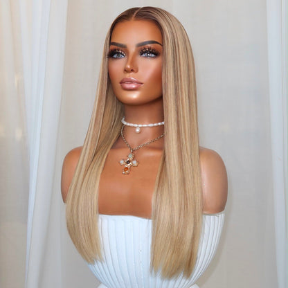 【SeraphicWig】Lace Top Wig Human Hair Wigs  Swiss Lace Free Parting Invisible Scalp Effect Glueless Option