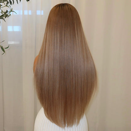 【SeraphicWig】Lace Top Wig Human Hair Wigs  Swiss Lace Free Parting Invisible Scalp Effect Glueless Option