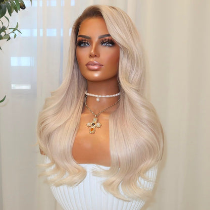【SeraphicWig】Lace Top Wig Human Hair Wigs  Swiss Lace Free Parting Invisible Scalp Effect Glueless Option