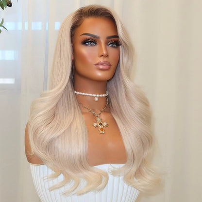 【SeraphicWig】Lace Top Wig Human Hair Wigs  Swiss Lace Free Parting Invisible Scalp Effect Glueless Option