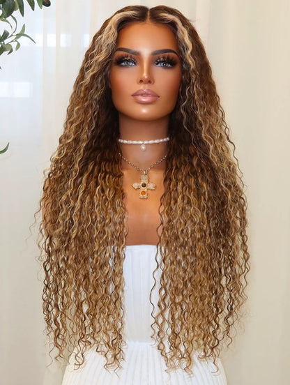 【SeraphicWig】Lace Top Wig Human Hair Wigs  Swiss Lace Free Parting Invisible Scalp Effect Glueless Option