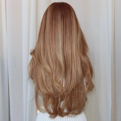 【SeraphicWig】Lace Top Wig Human Hair Wigs  Swiss Lace Free Parting Invisible Scalp Effect Glueless Option