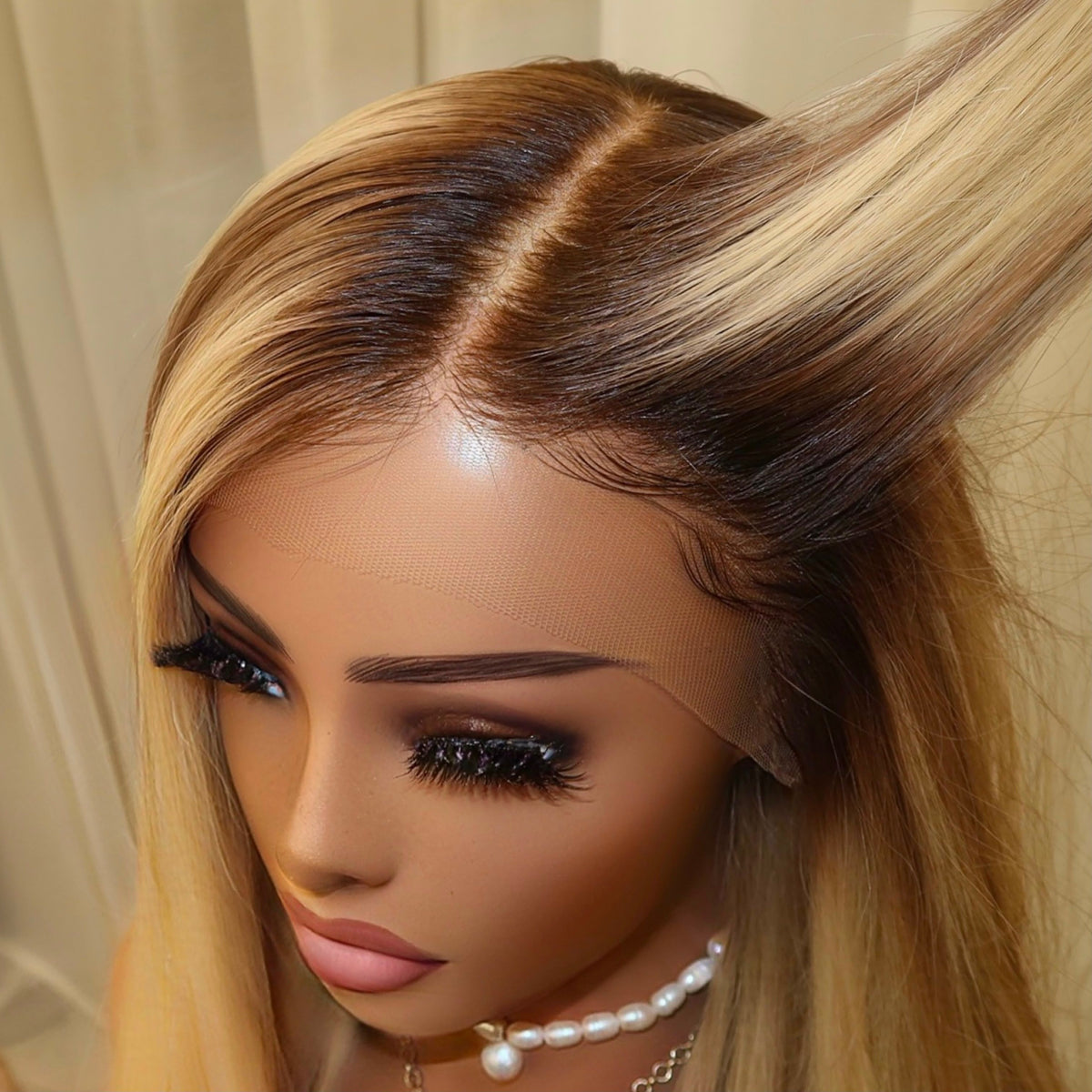 【SeraphicWig】Lace Top Wig Human Hair Wigs  Swiss Lace Free Parting Invisible Scalp Effect Glueless Option